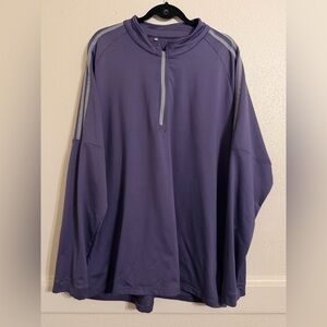 Adidas Golf 2XL Magenta 1/4 Zip Pullover Long Sleeve Mock Neck Polyester Top